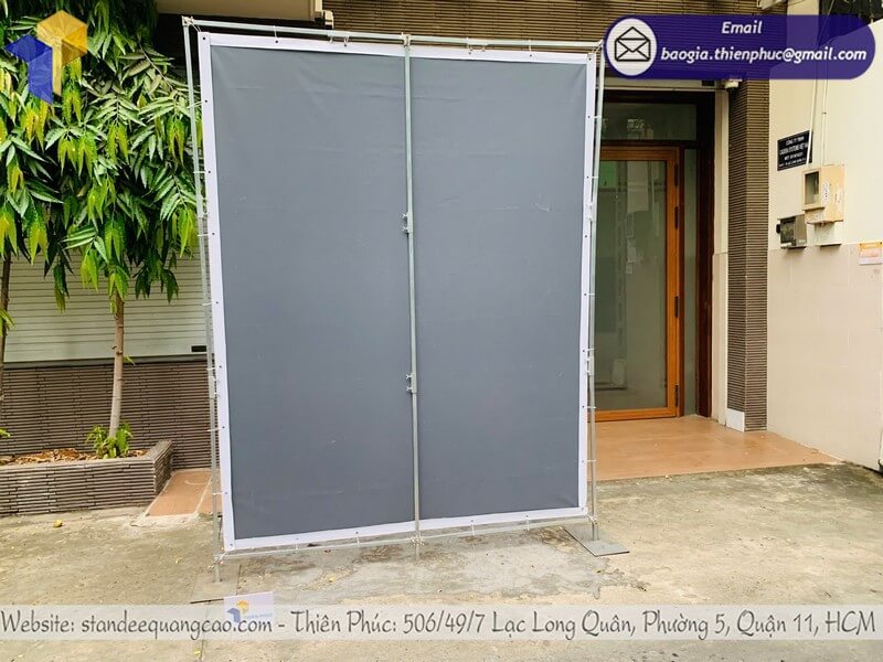 Xưởng sản xuất khung backdrop di động ngoài trời theo yêu cầu doanh nghiệp cho sự kiện khai trương