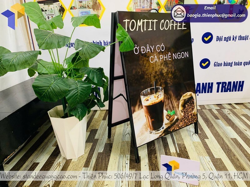 Bảng chữ A có tay xách di động nhiều kích thước
