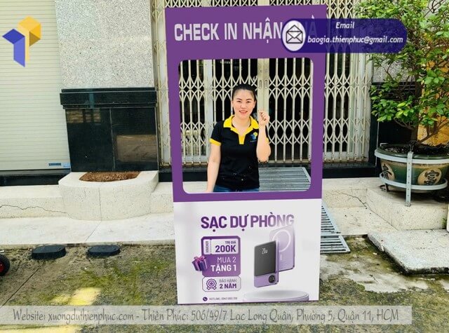 báo giá khung check in sự kiện