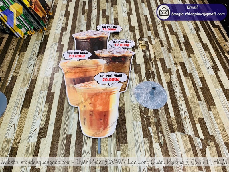 bảng hiệu mô hình ly cafe tphcm