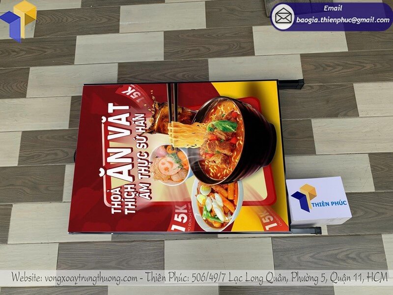 Bảng standee chữ A 2 mặt cho cửa hàng , thu hút khách hàng