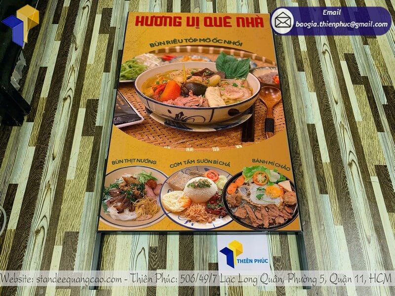 Bảng Standee gấp chữ A 2 mặt quảng cáo sự kiện đặc sắc