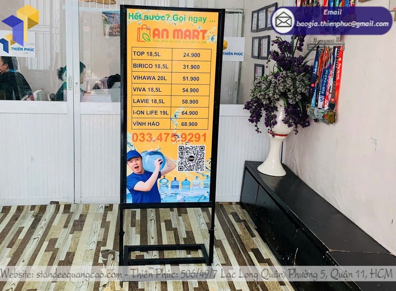 báo giá bảng quảng cáo 2 mặt giá rẻ tại Hà nội