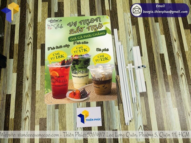 Báo giá in khung treo poster mẫu mới phong thủy doanh nghiệp