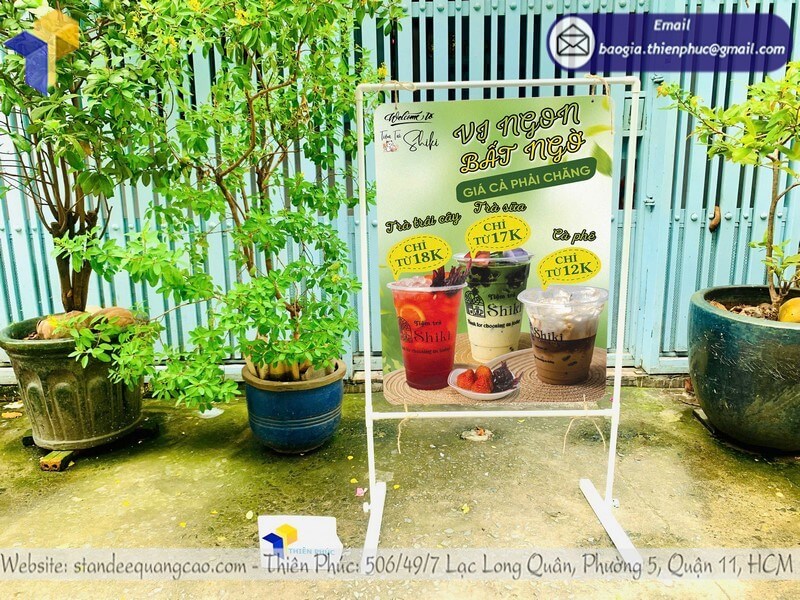 Báo giá in khung treo poster