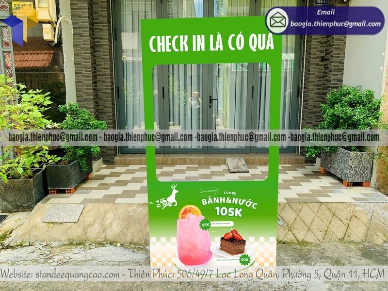 Báo giá khung check in lắp ráp bằng formex rẻ độc quyền tạo triệu góc ảnh đẹp mắt