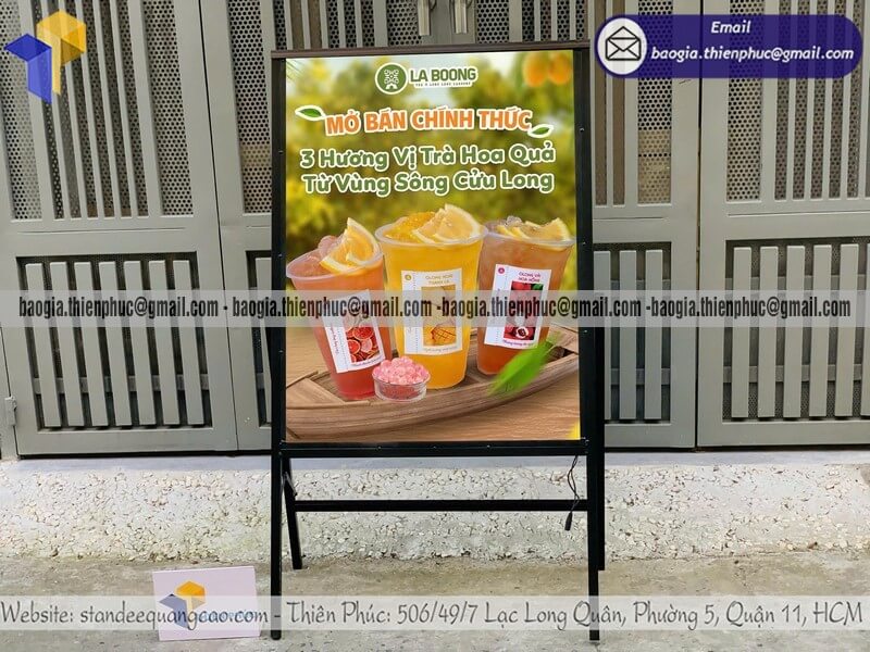 Báo giá Khung tranh điện quảng cáo siêu mỏng 1 mặt