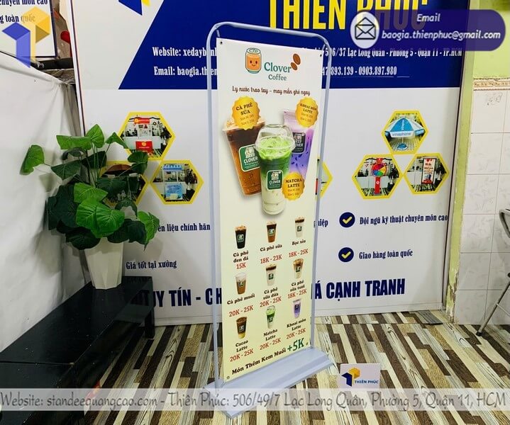 báo giá khung treo poster quảng cáo giá rẻ tại HCM