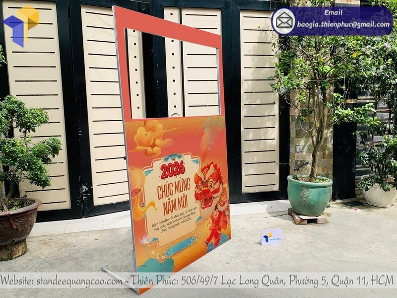 Báo giá mẫu khung chụp hình dịp tết bằng formex rẻ cho cá nhân lễ tết