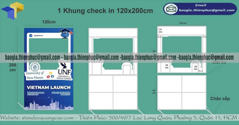 Đặt làm khung check in formex sự kiện theo yêu cầu sự kiện hà nội hồ chí minh