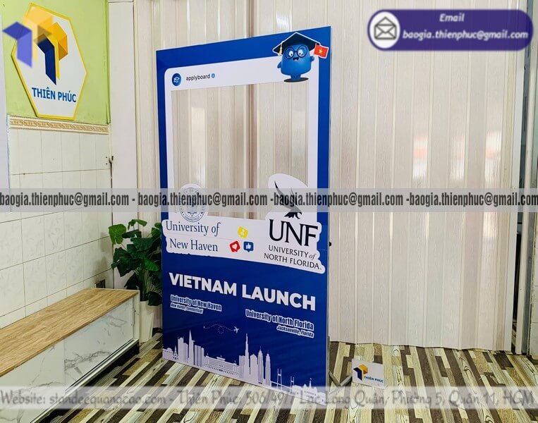 Đặt làm khung check in formex sự kiện theo yêu cầu giá tốt cho tiệc cưới tổ chức