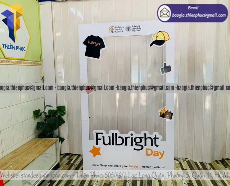 Đặt mua khung check in bằng formex lắp ráp sự kiện