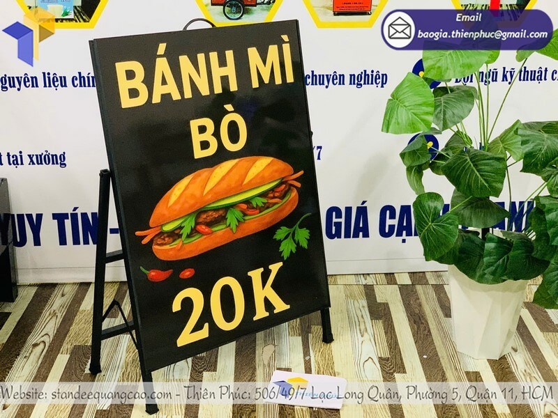 Địa chỉ in standee 1 mặt lấy liền uy tín tại TPHCM, giá rẻ
