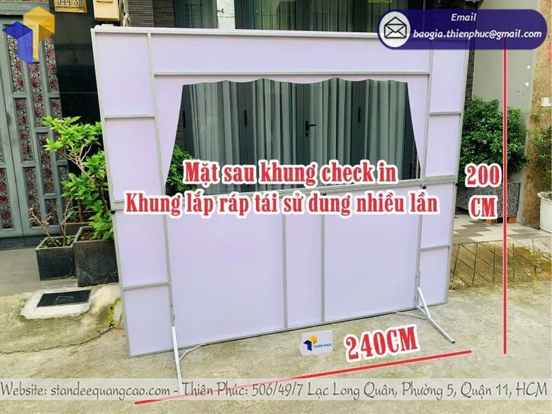 Gia công khung chụp hình sự kiện party theo yêu cầu formex giá ưu đâĩ