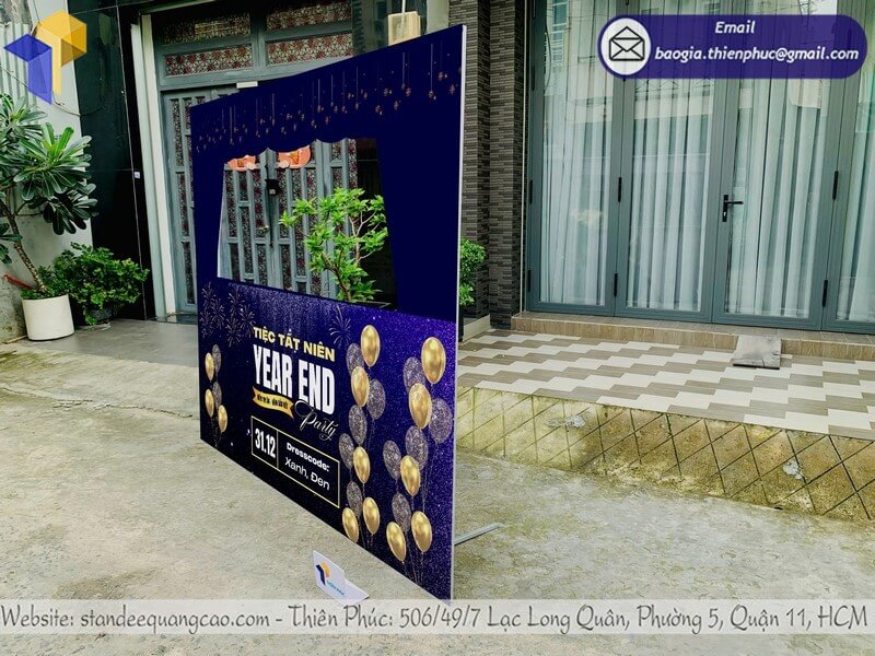 Gia công khung chụp hình sự kiện party theo yêu cầu xưởng Thiên Phúc tiệc sinh nhật, tiệc cưới