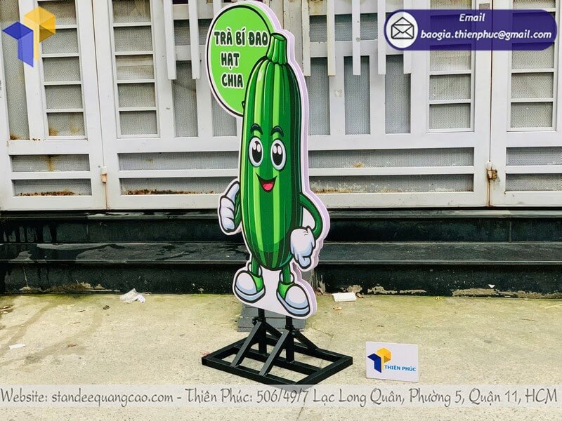 Gia công Standee mô hình sản phẩm 3D hoàn thiện trước sản xuất