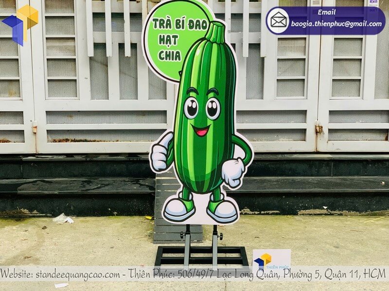 Gia công standee mô hình sản phẩm 3D