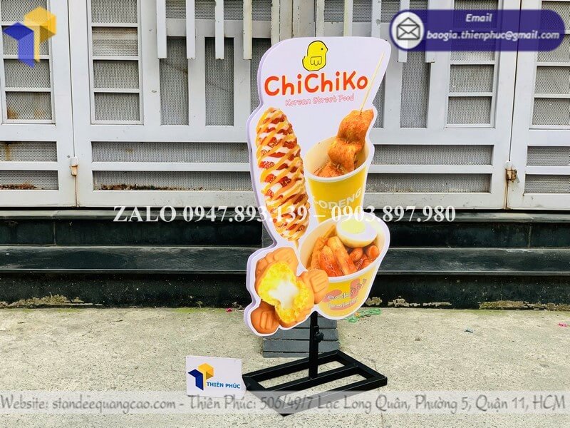Gia công standee mô hình sản phẩm quảng cáo đồ ăn in 3D xưởng sản xuất trực tiếp tại Việt Nam