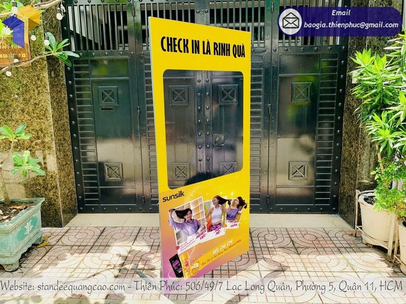 Giá mẫu khung check in backdrop sự kiện uy tín hàng đầu