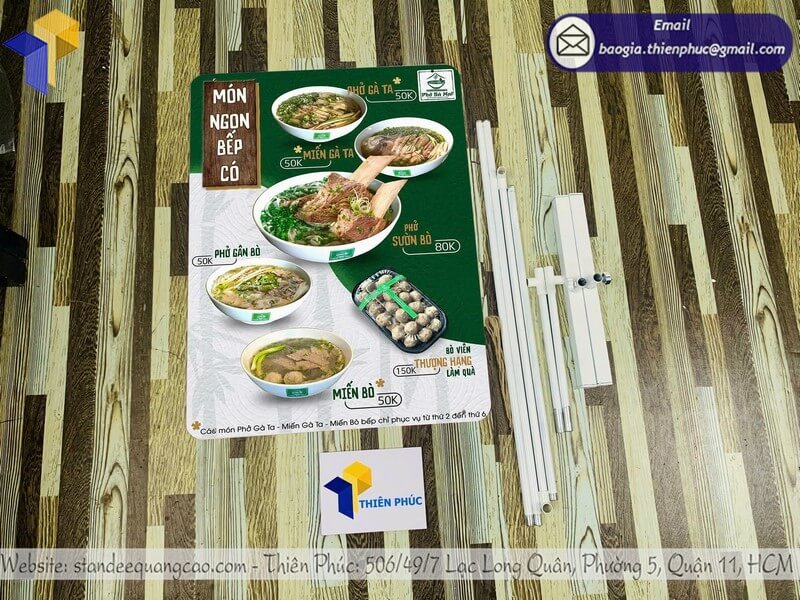 In khung treo banner quảng cáo 2 mặt đa dạng kích thước,bền