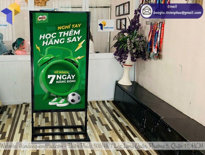 in standee khung sắt giá rẻ TPHCM tháng 7 2025  tại cửa hàng