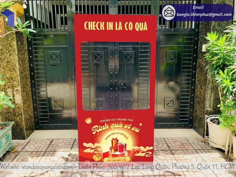 Khung Check In Trung Thu Formex đẹp, màu sắc tươi sáng