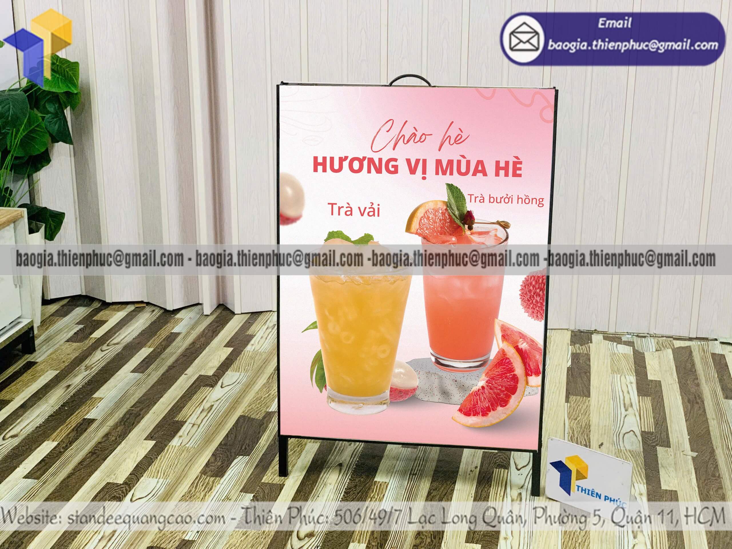 Khung standee A bằng sắt in hình sản phẩm giá rẻ tphcm hà nội giao hàng nhanh giá cạnh tranh