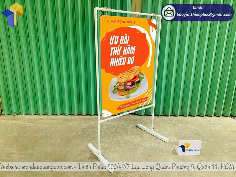 Khung treo poster 2 mặt in theo yêu cầu cao cấp, thiết kế hiện đại