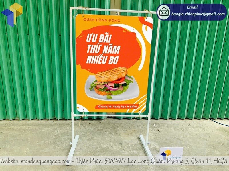 Khung treo poster 2 mặt in theo yêu cầu