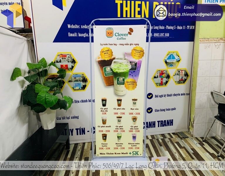 khung treo poster quảng cáo giá rẻ