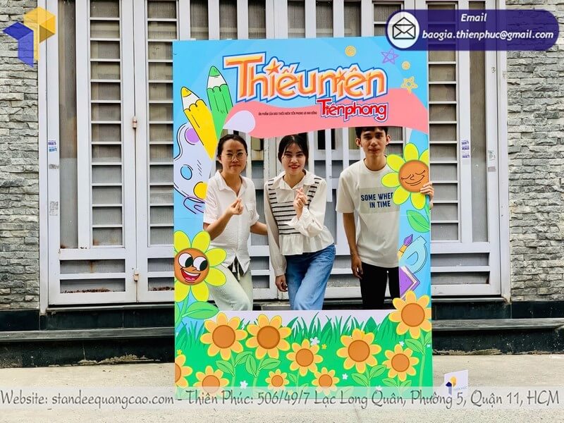 Kích thước khung check in sự kiện