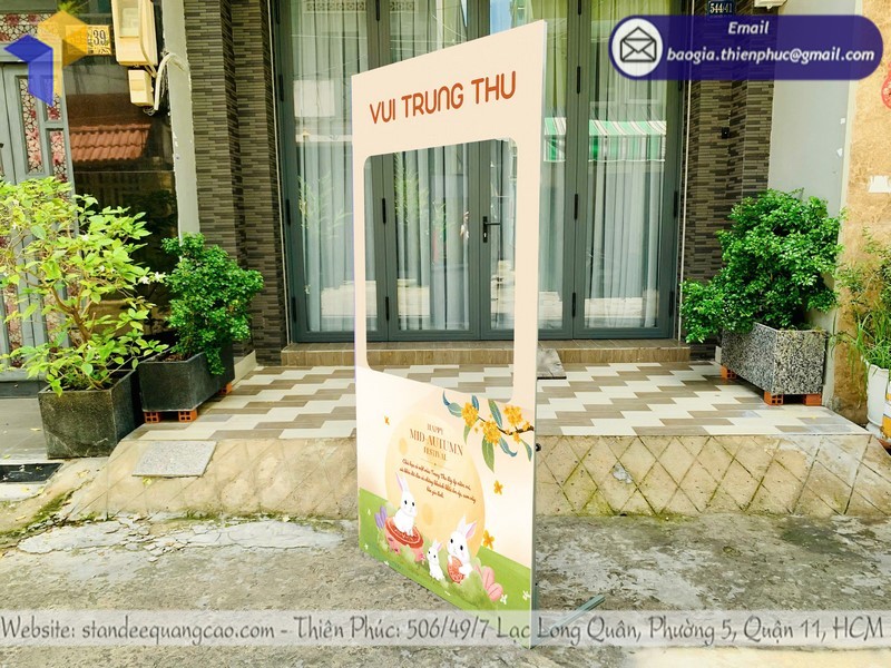 Khung chụp hình sự kiện chất liệu cao cấp, sản xuất trực tiếp
