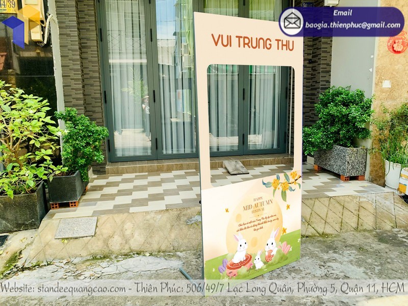 Khung chụp hình sự kiện thiết kế sang trọng, đẹp từ mọi góc chụp