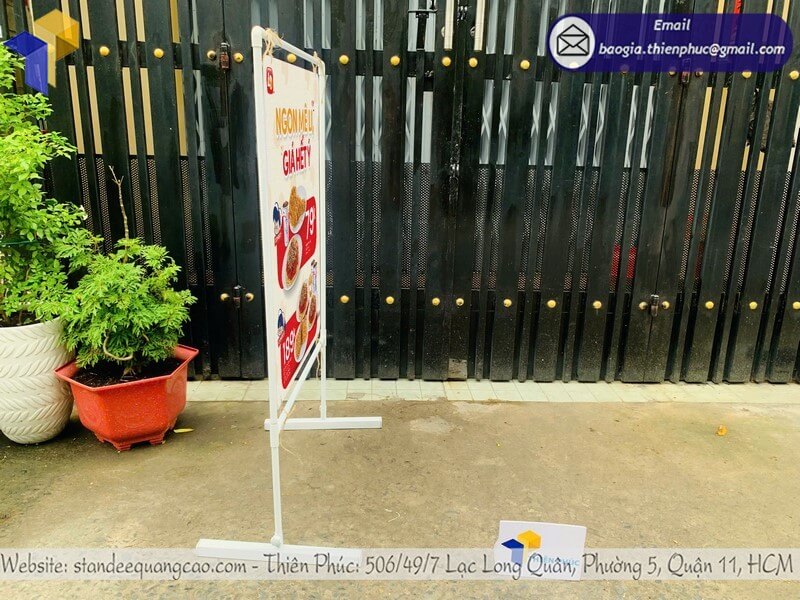 kích thước khung treo poster 2 mặt tận xưởng, ưu đãi số lượng lớn