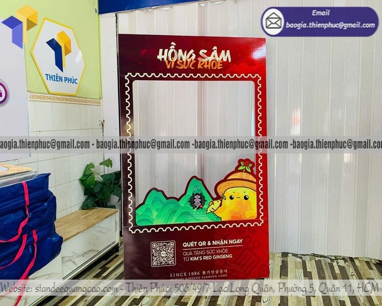 Mẫu khung check in formex lắp ráp cho sự kiện cnc cho tiệc khai trương sinh nhật siêu hype