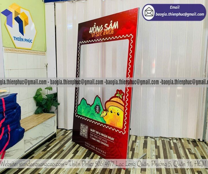 Mẫu khung check in formex lắp ráp cho sự kiện thiết kế studio tiệc cưới siêu đẹp