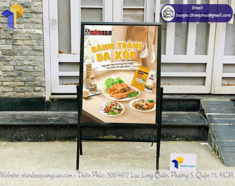 Mẫu khung tranh điện led siêu mỏng trước quán ăn đẹp gia công quán ăn, nhà hàng, quán cafe