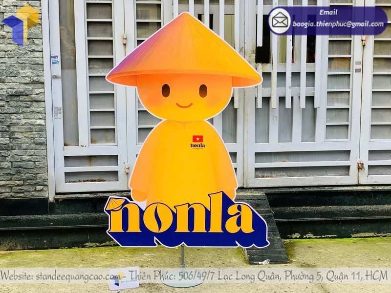 Mẫu Standee Mô Hình In 3D 1 Mặt