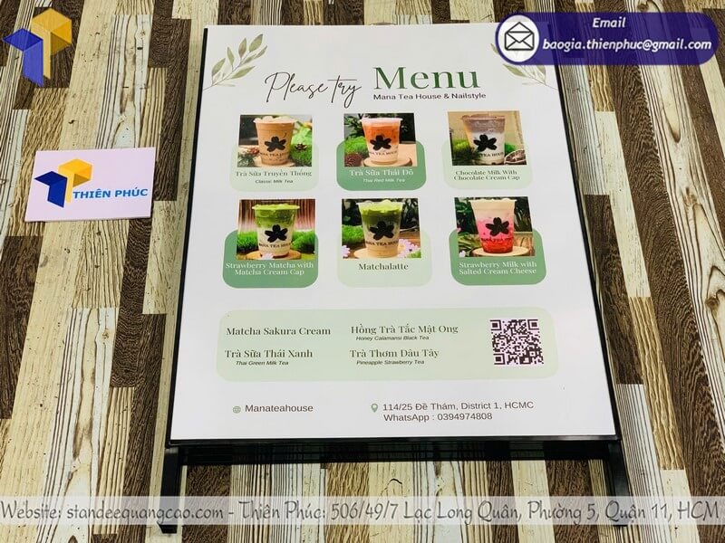 Nơi bán bảng Standee A màu sắc hợp phong thủy, thu hút tài lộc