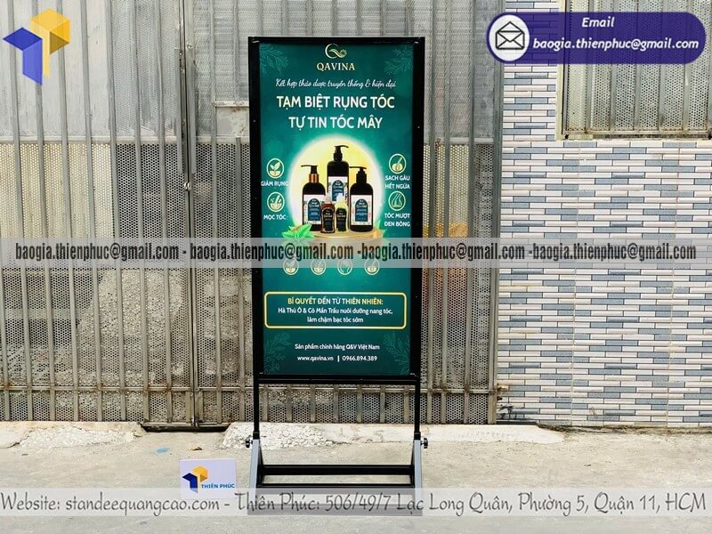 Nơi bán bảng standee đứng 2 mặt khung sắt giá sỉ Nơi bán bảng standee đứng 2 mặt khung sắt giá sỉ