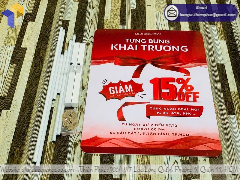Nơi bán khung treo banner quảng cáo ngoài trời rẻ bán lẻ bán sỉ không qua trung gian