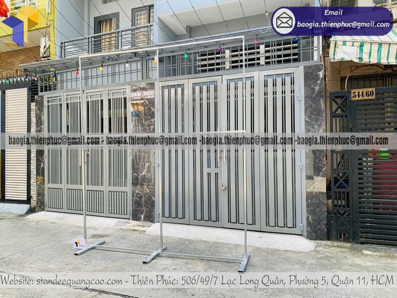 Nơi cho thuê khung backdrop di động ngoài trời giá rẻ gia công cho đơn vị quảng cáo sự kiện