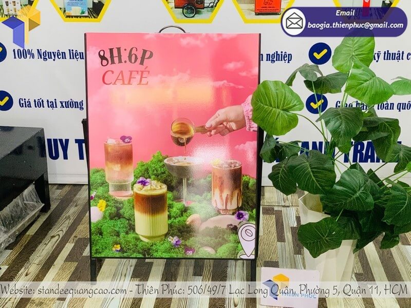 Nơi làm bảng standee 1 mặt theo yêu cầu