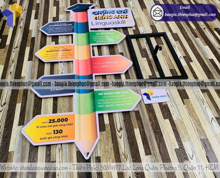 Nơi làm standee mô hình sản phẩm một mặt cho sự kiện giá cả hợp lý cho đối tượng cá  nhân doanh nghiệp