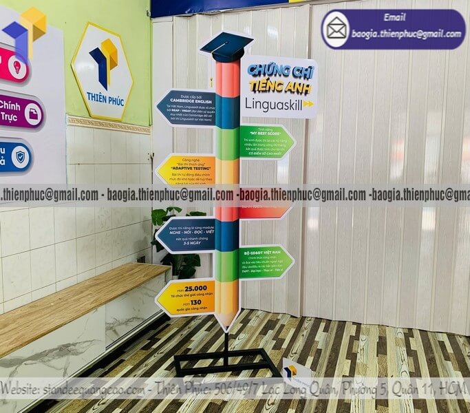 Nơi làm standee mô hình sản phẩm một mặt cho sự kiện