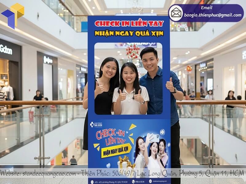 Nơi sản xuất khung check in formex sự kiện ngoài trời