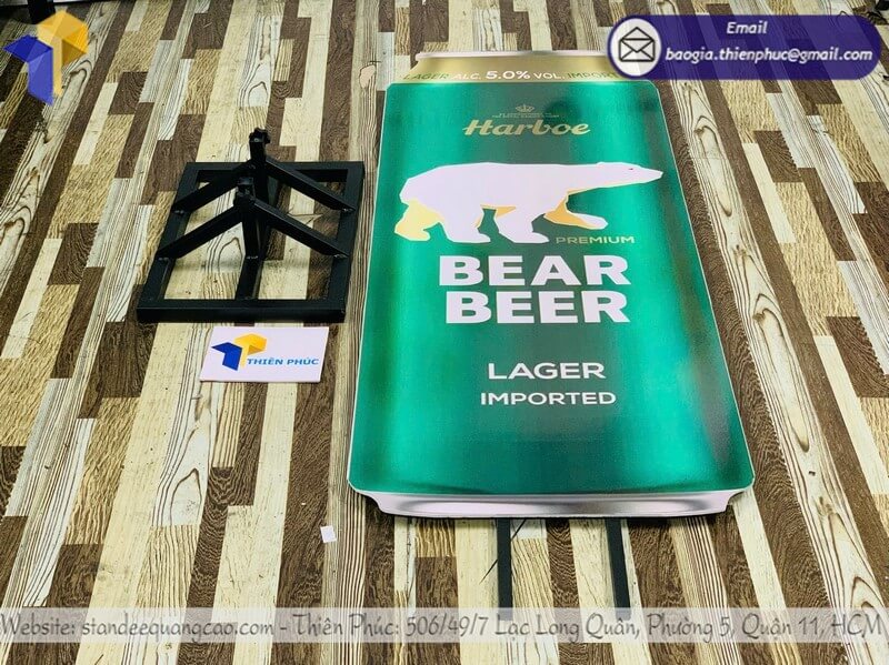 Sản xuất standee mô hình 1 mặt 3D chất lượng cao, bền đẹp