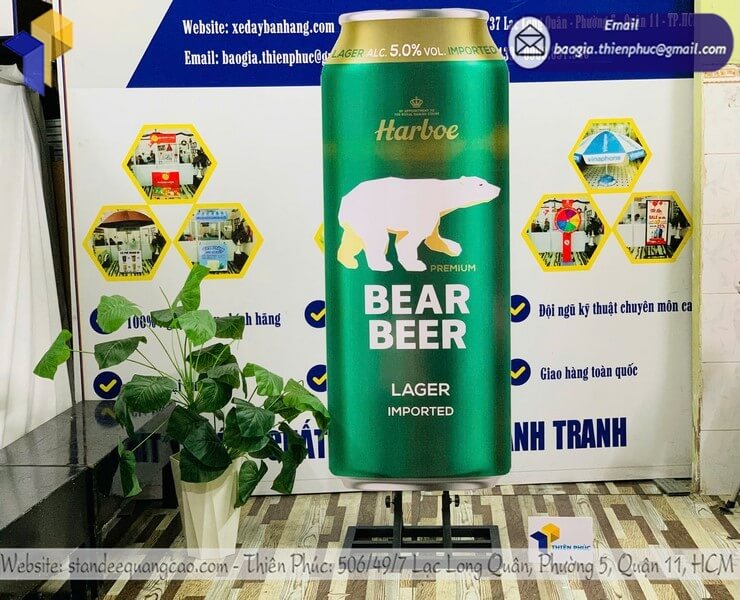 Sản xuất Standee Mô Hình 1 Mặt 3D