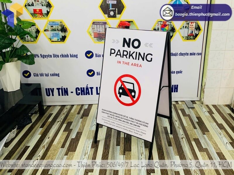 standee 2 mặt chữ A giá rẻ Phan Thiết