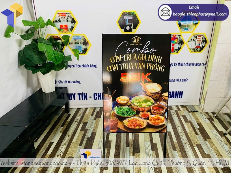 standee A di động ngoài trời giá rẻ HCM